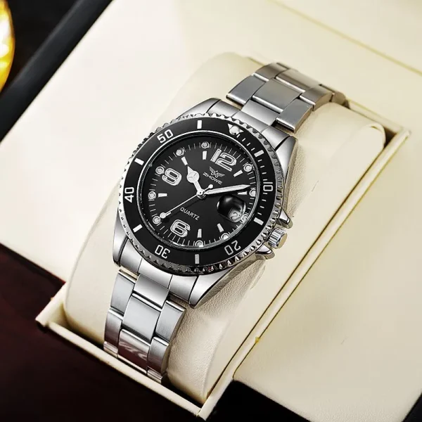 New Fashion Stainless Steel men quartz