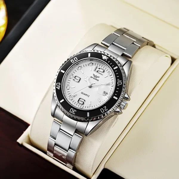 New Fashion Stainless Steel men quartz